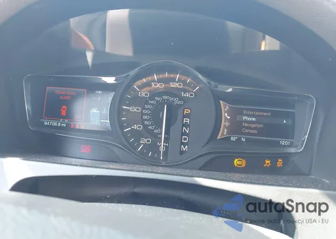 2012 Lincoln Mkx из США, поврежденный, VIN 2LMDJ8JK4CBL19644